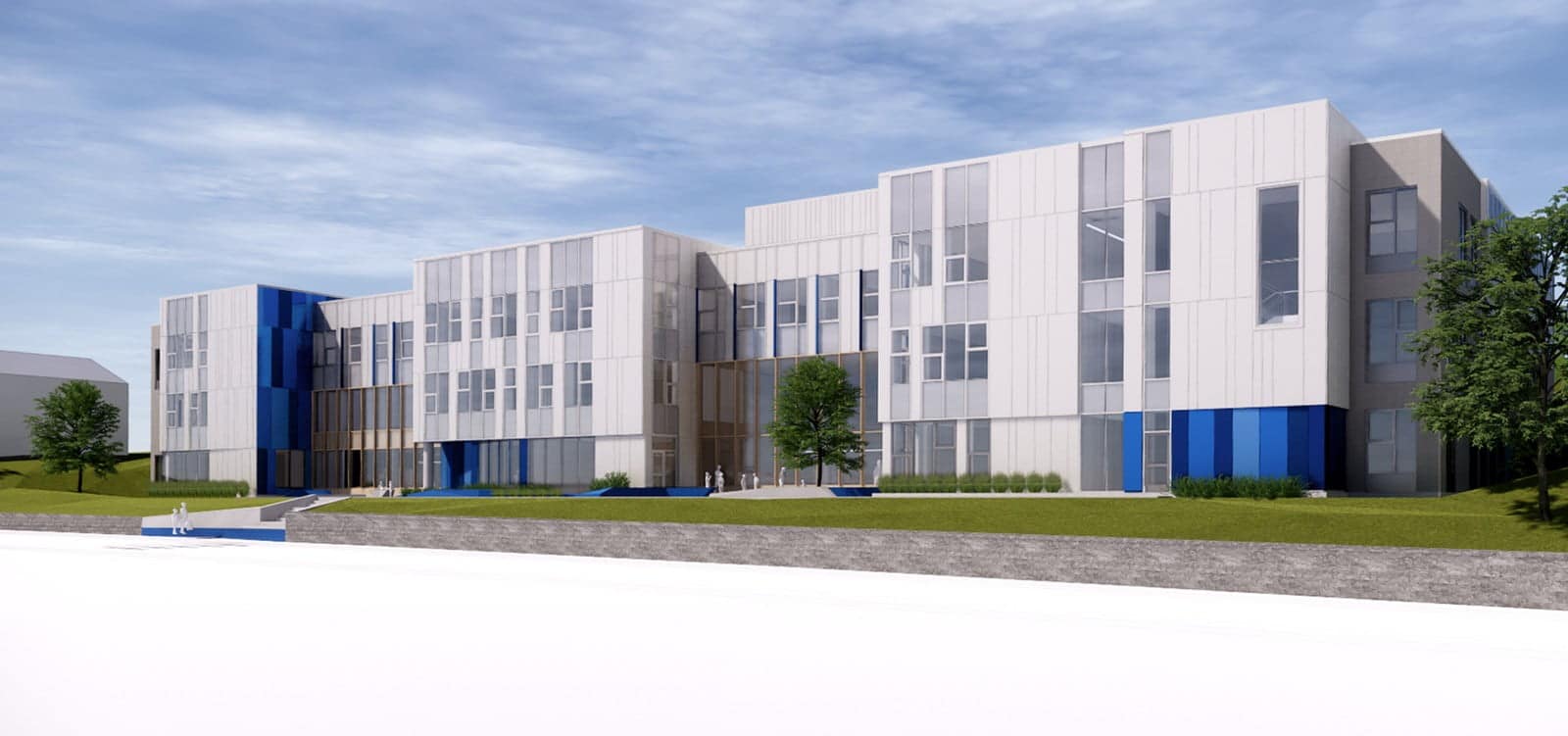 École primaire Félix-Antoine-Savard - Signature architecturale extérieure